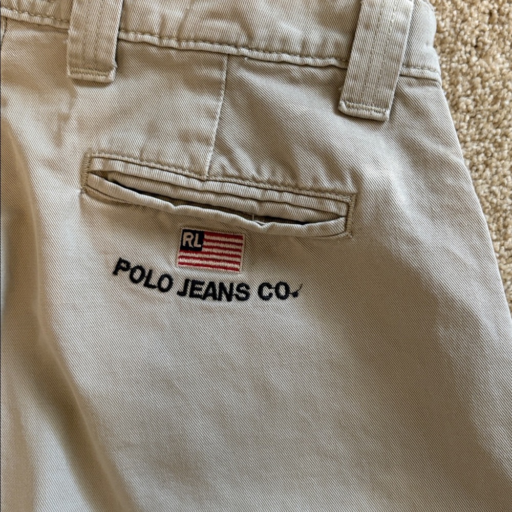 Men's Ralph Lauren khaki jeans - Picture 5 of 6